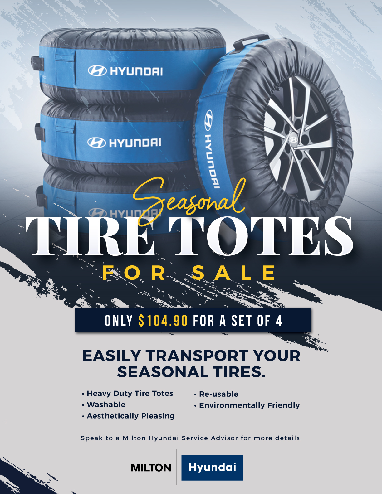 Hyundai Tire Totes