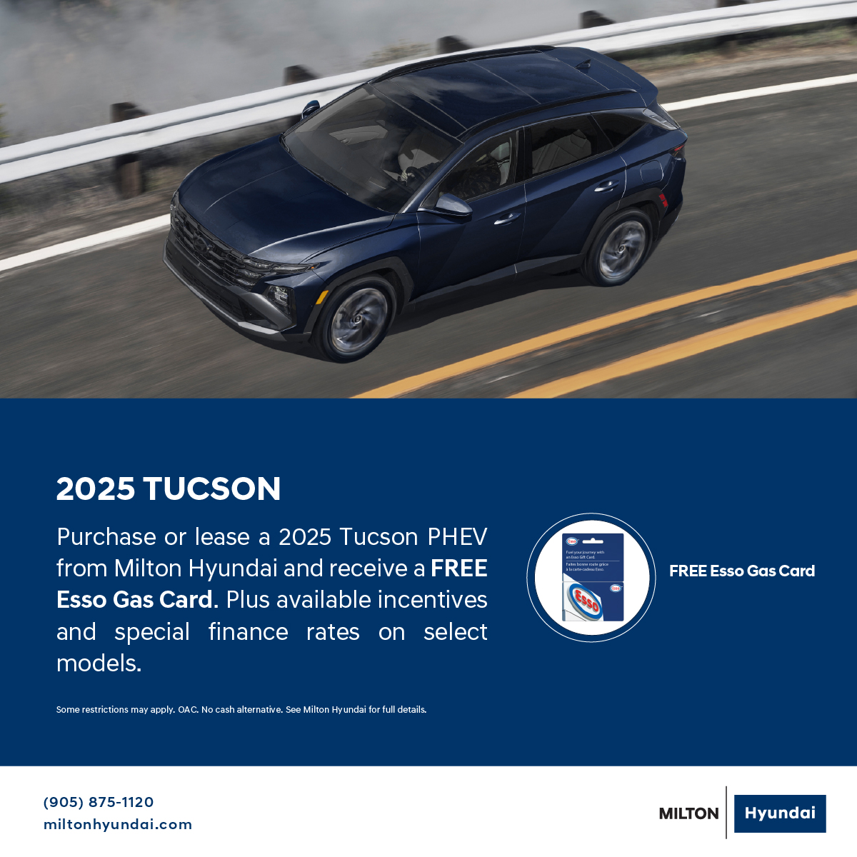 Free Gas Card with 2025 Tucson PHEV
